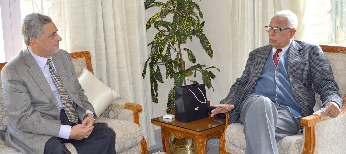 JK Bank Chairman meets Governor